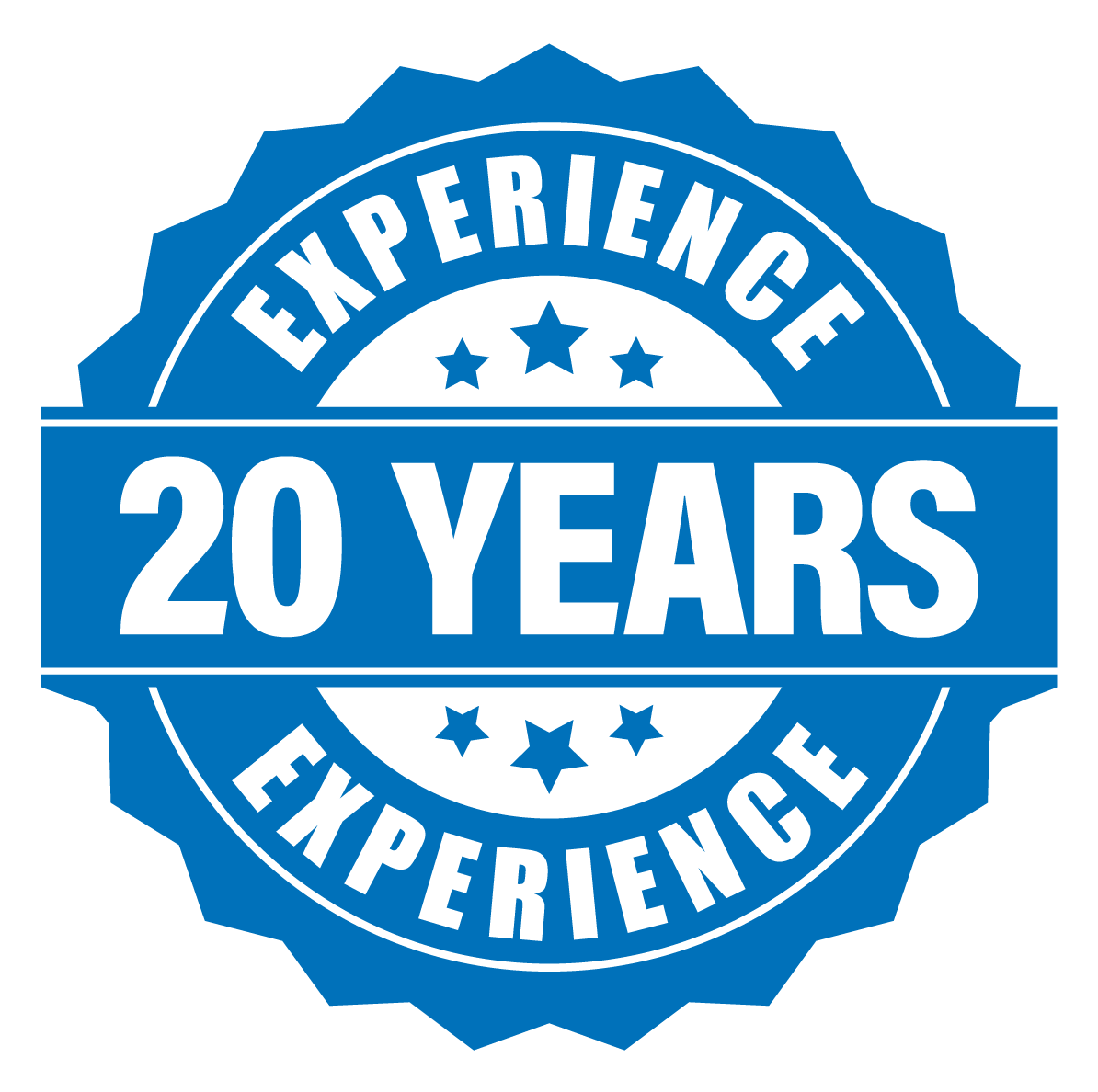 20 years of experience medallion