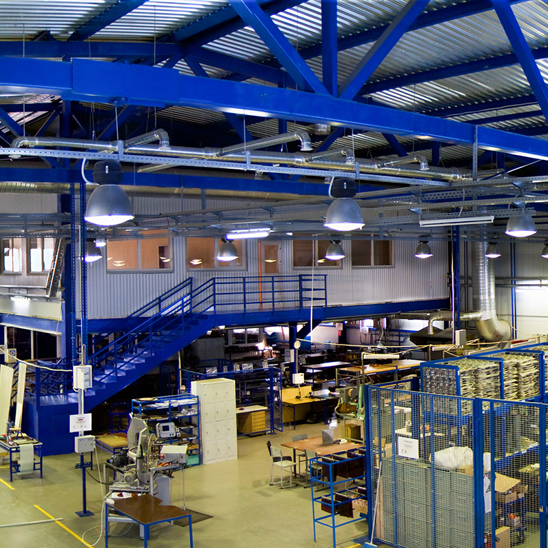 structural steel mezzanines