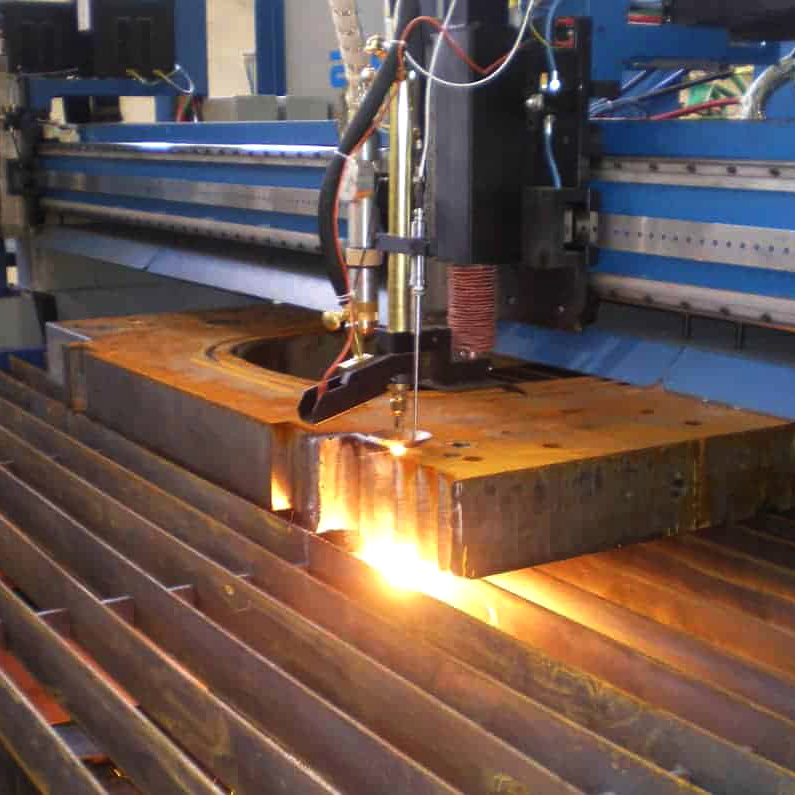 plasma cutting