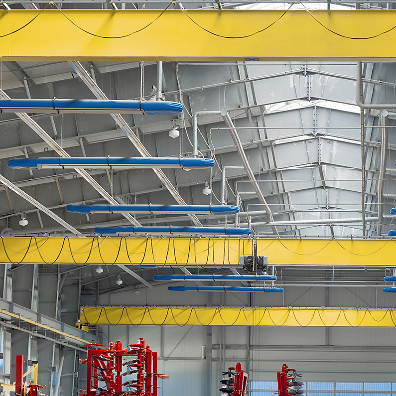 custom fabrications, overhead crane beams